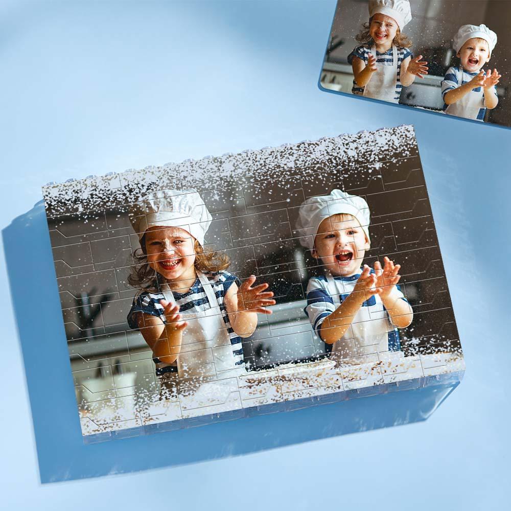 Custom Led Photo Light Building Brick White Light Up Building Bricks Gift For Kids - soufeelit