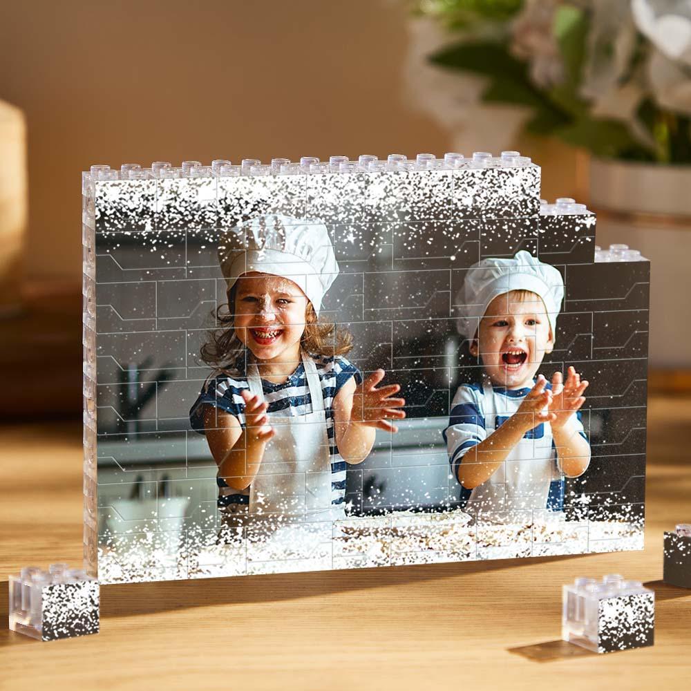 Custom Led Photo Light Building Brick White Light Up Building Bricks Gift For Kids - soufeelit