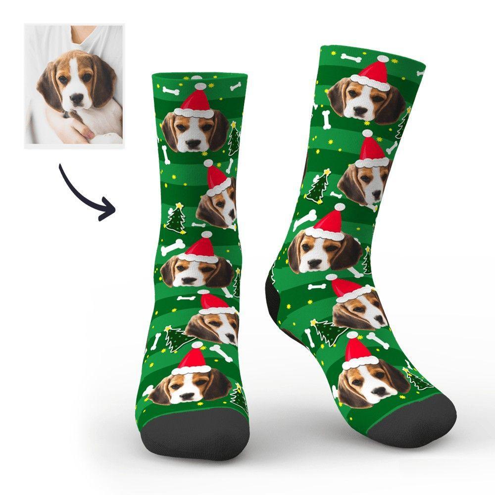Calze Per Cani Con Foto Personalizzate Di Natale