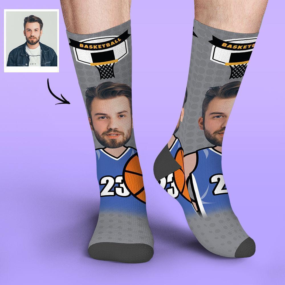 Calzini Viso Personalizzati-giocatore Di Basket