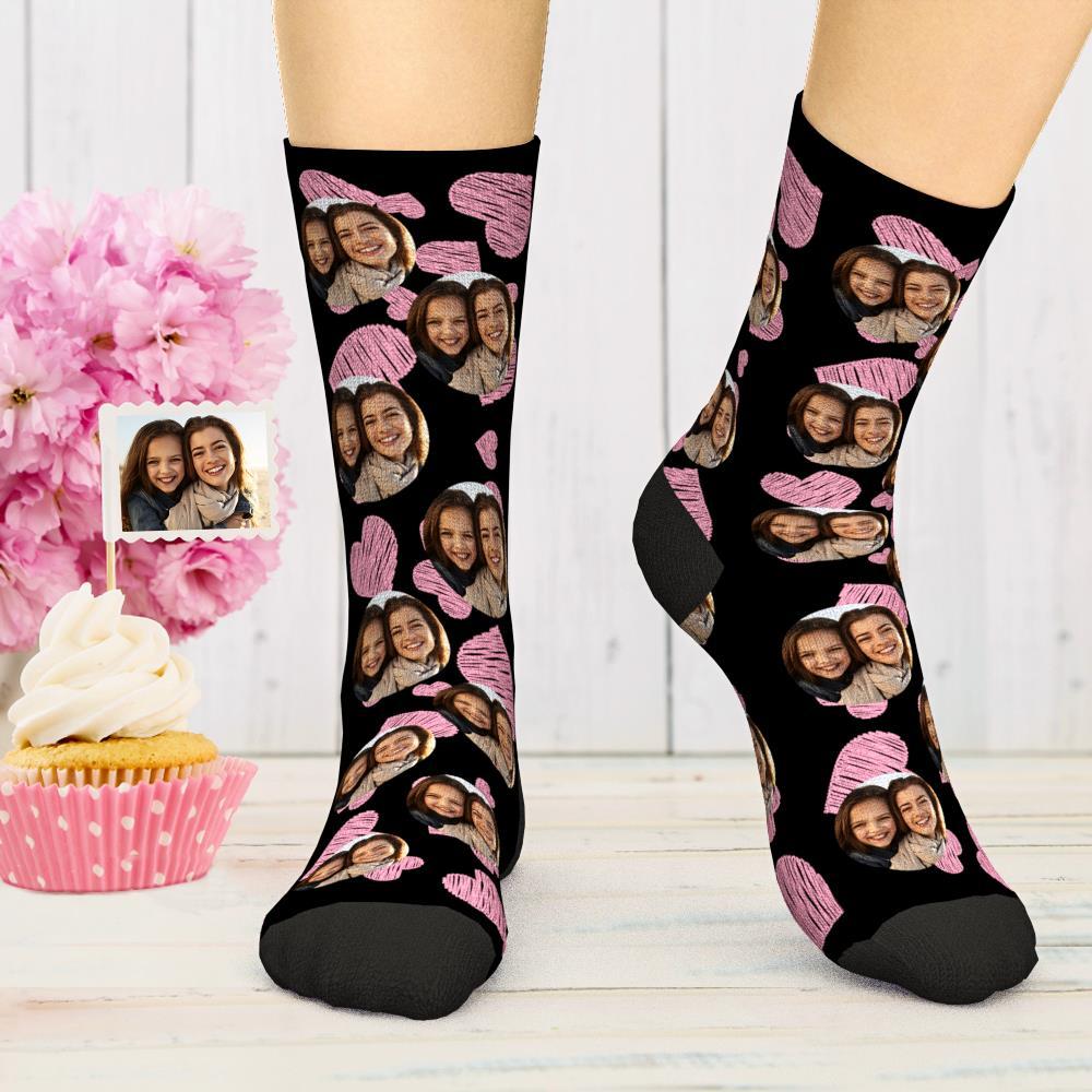 Calzini Personalizzati Con Foto Calzini A Cuore Calzini Comfort Miglior Regalo Per La Mamma - soufeelit