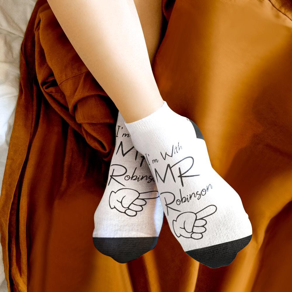 Divertenti Calzini Personalizzati Per Sposi Novelli Regalo Per La Luna Di Miele Per Lui E I Suoi Calzini Coordinati Per La Sposa E Lo Sposo - soufeelit