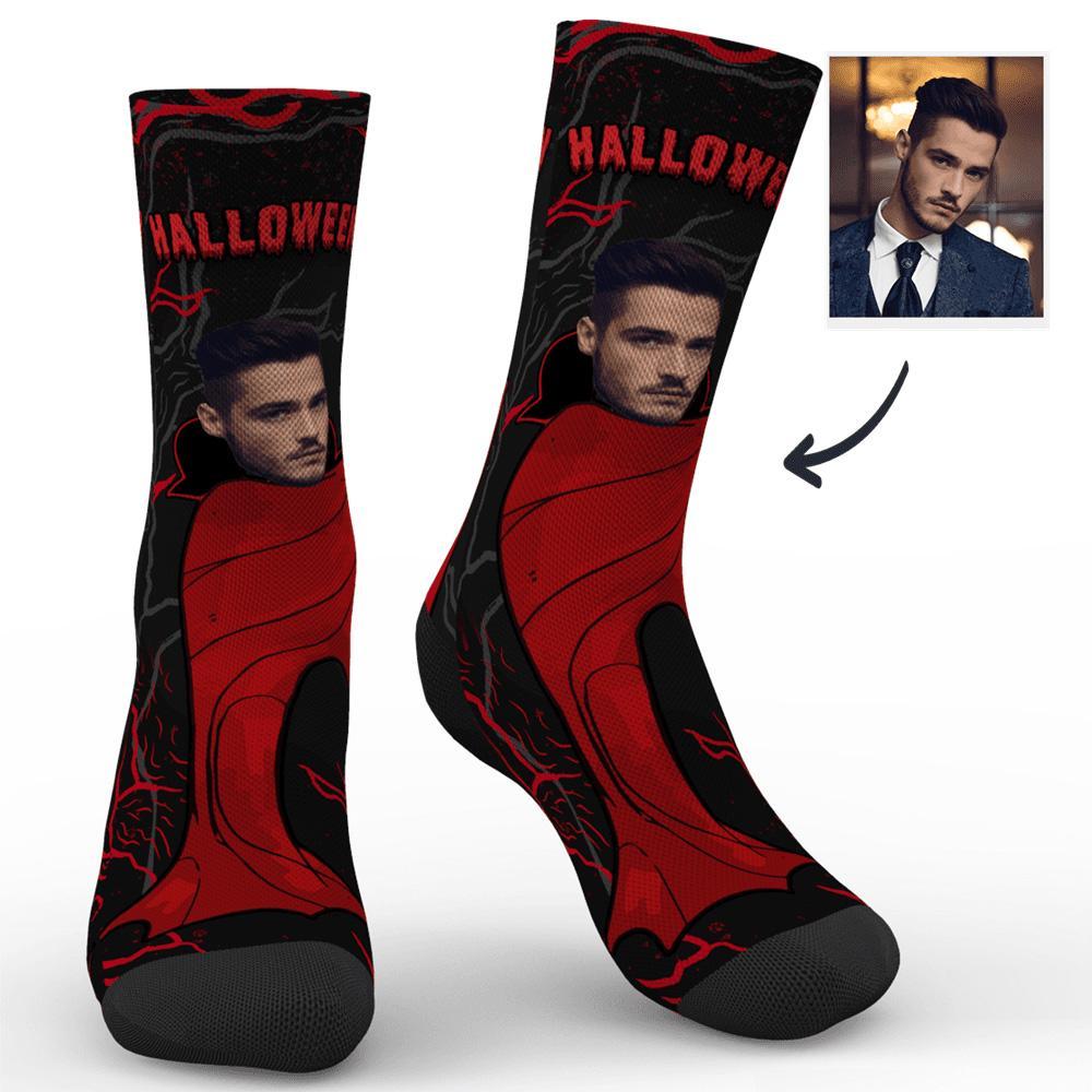 Calzini Personalizzati Vampire Mr Photo Socks Regali Di Halloween