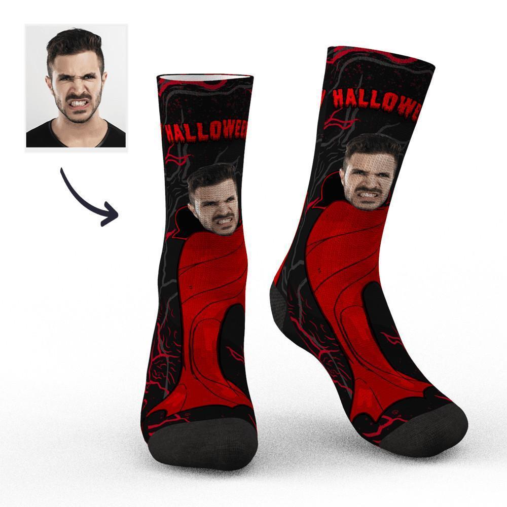 Calzini Personalizzati Vampire Mr Photo Socks Regali Di Halloween