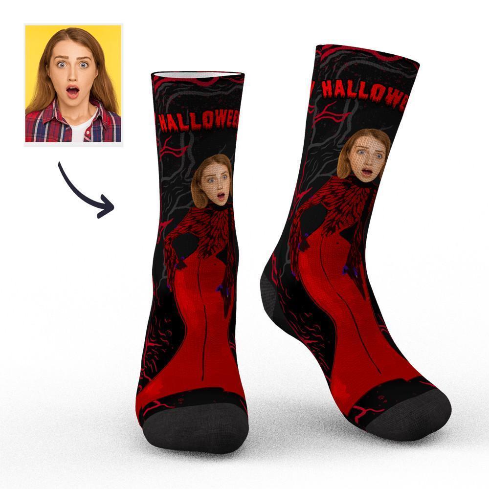 Calzini Personalizzati Vampire Miss Photo Socks Regali Di Halloween
