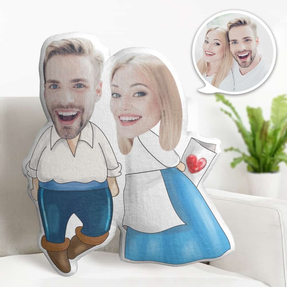 Cuscino Minime Viso Personalizzato Cuscino Coppia Personalizzato Regali Regali Di San Valentino Per Amante - soufeelit