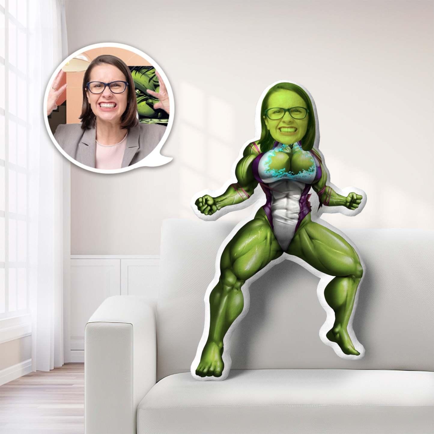 Cuscino Personalizzato Hulk Minime Cuscino Unico Hulk Minime Dai Al Tuo Bambino Il Regalo Più Significativo-7