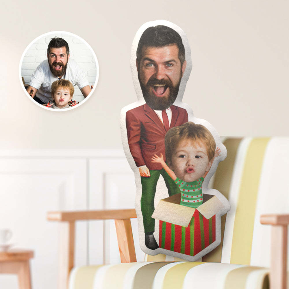 Cuscino Per Il Viso Personalizzato Regalo Per La Festa Del Papà, Cuscino Per Il Viso In Stile Ragazzo Regalo Di Papà - soufeelit