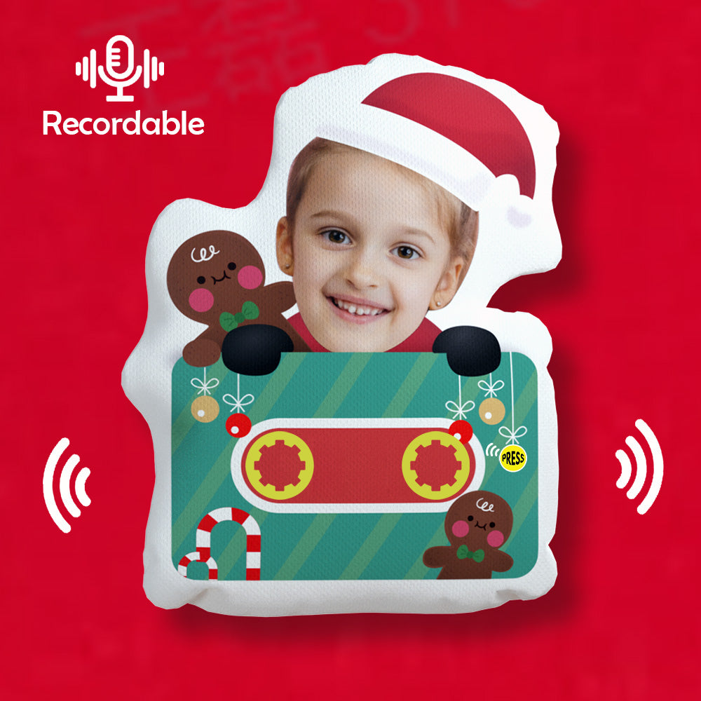 Regalo Di Natale Minime Cuscino Natalizio Personalizzato Minimo Bambola Di Pan Di Zenzero - soufeelit