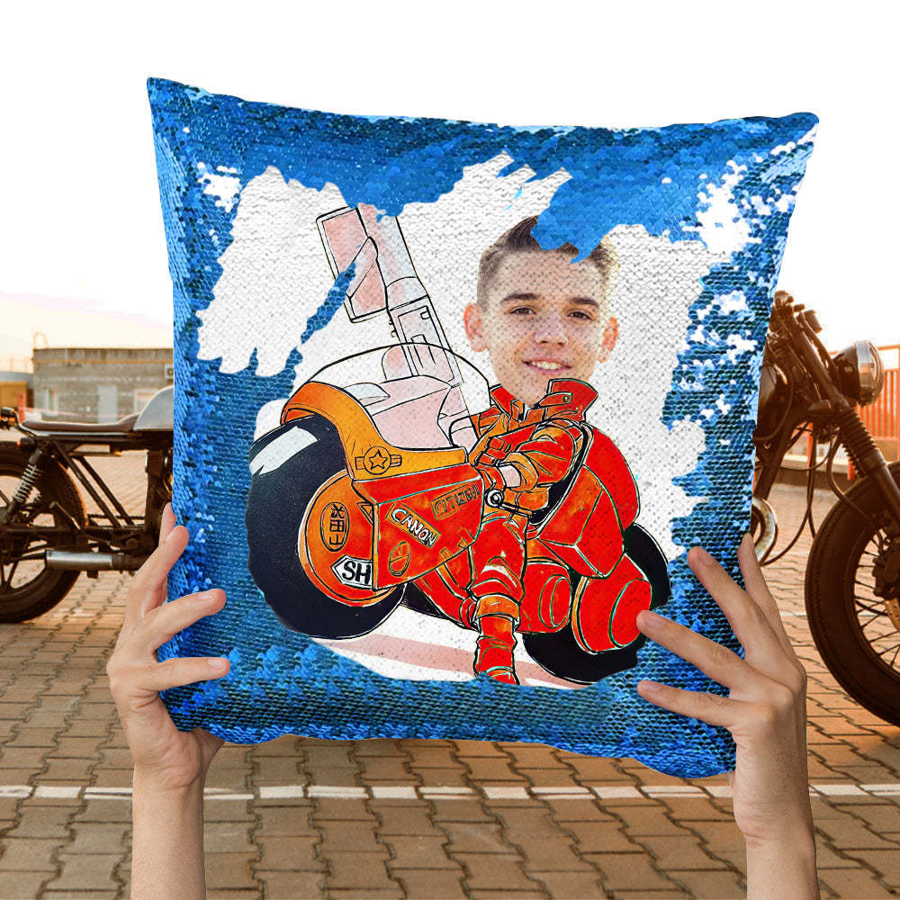 Cuscino Personalizzato Con Paillettes Con Foto Cuscino Personalizzato Con Paillettes Per Moto Akira - soufeelit