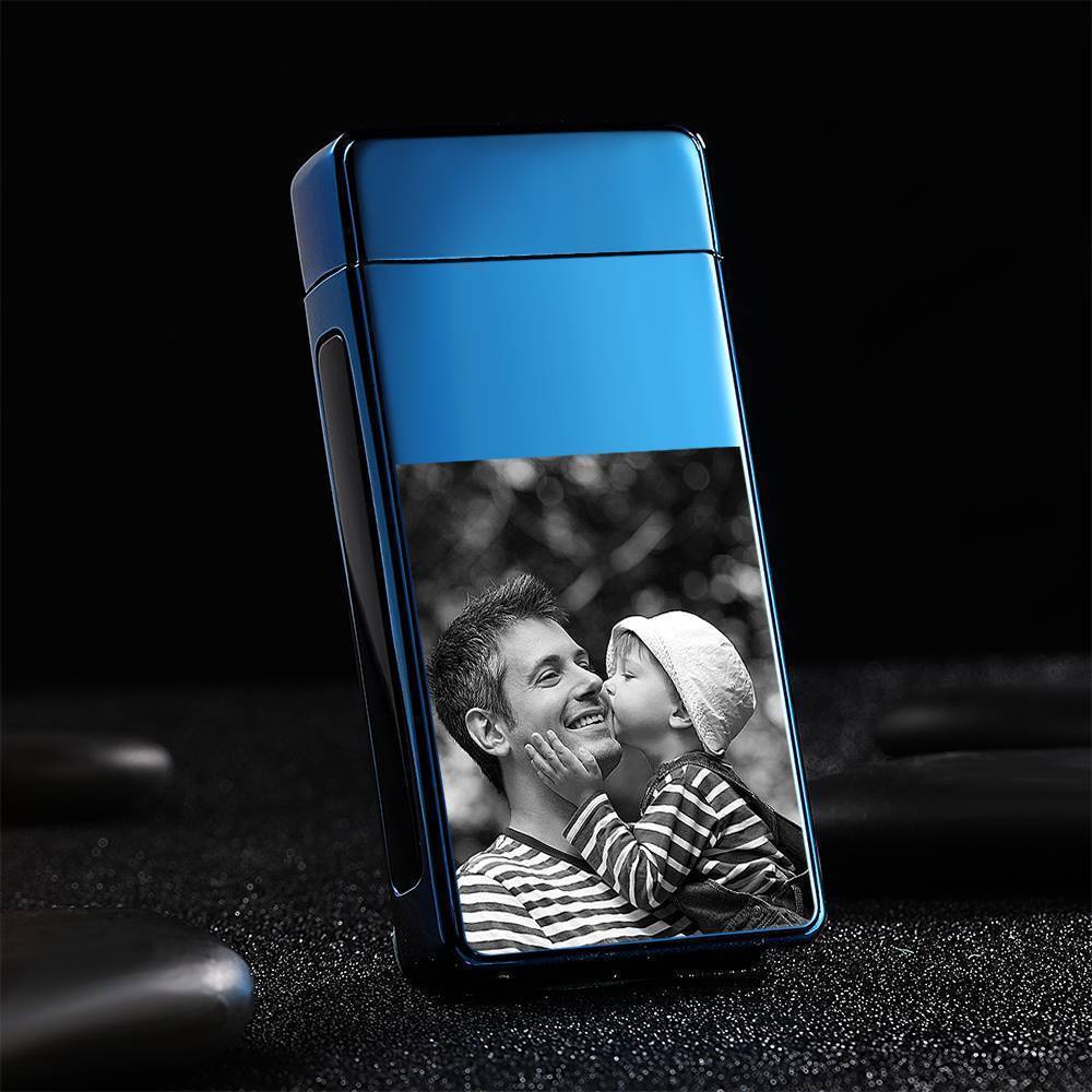 Gli accendini che possono essere scolpiti foto, accendini elettronici, sono un regalo meraviglioso per i fumatori  blu