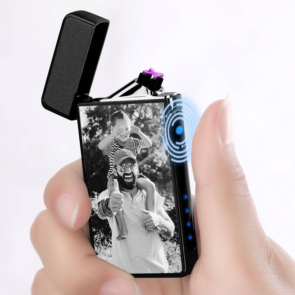 Accendini elettronici in grado di intagliare le foto dei clienti Scrub nero Famiglia perfetta