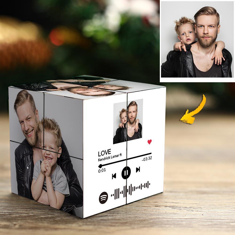 Portafoto Multiphoto Scelte Di Stile Colorato Cubo Di Rubic Per Papà - soufeelit