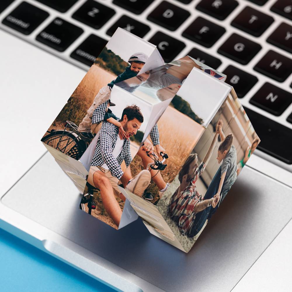 Cubo di Rubic con foto personalizzata per regali di coppia