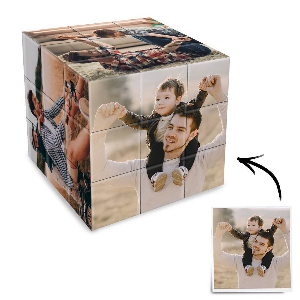 Cubo di Rubic con foto personalizzata per regali di coppia