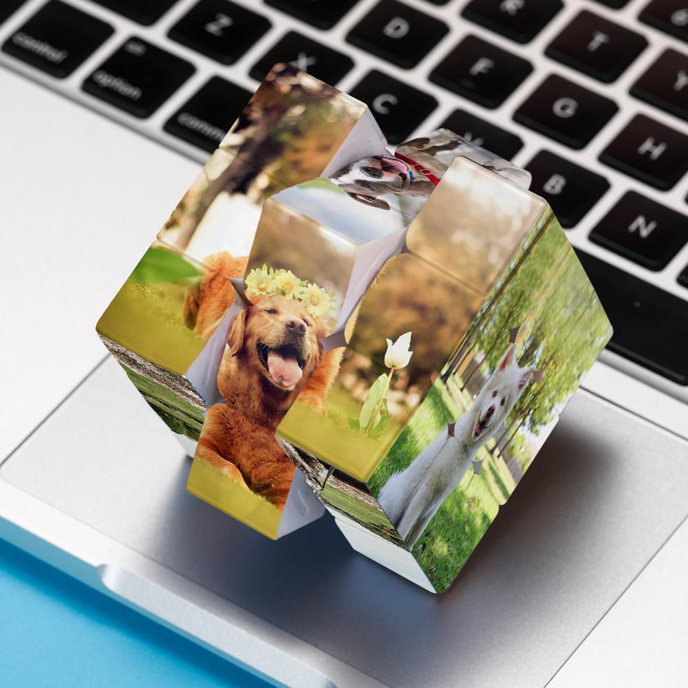 Cubo di Rubic personalizzato con sei foto regali