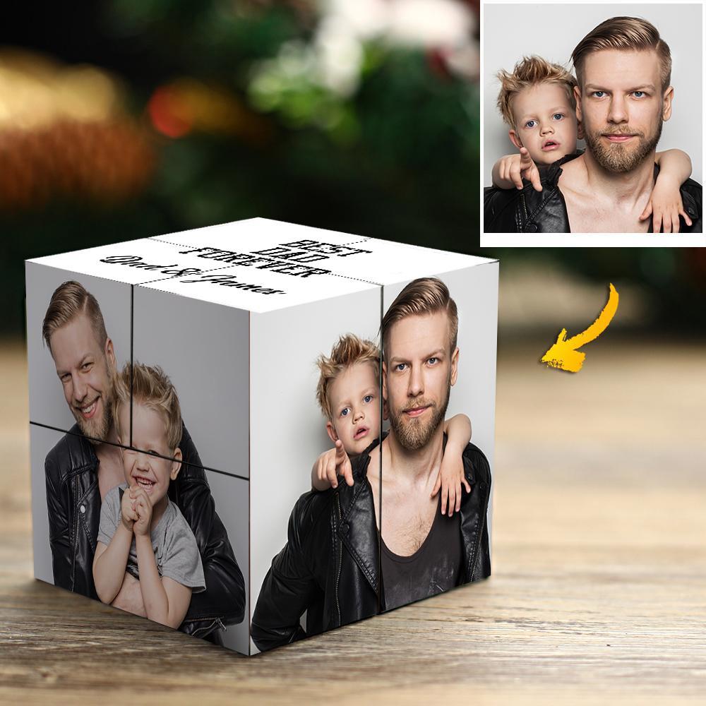 Portafoto Multiphoto Scelte Di Stile Colorato Cubo Di Rubic Per Papà - soufeelit