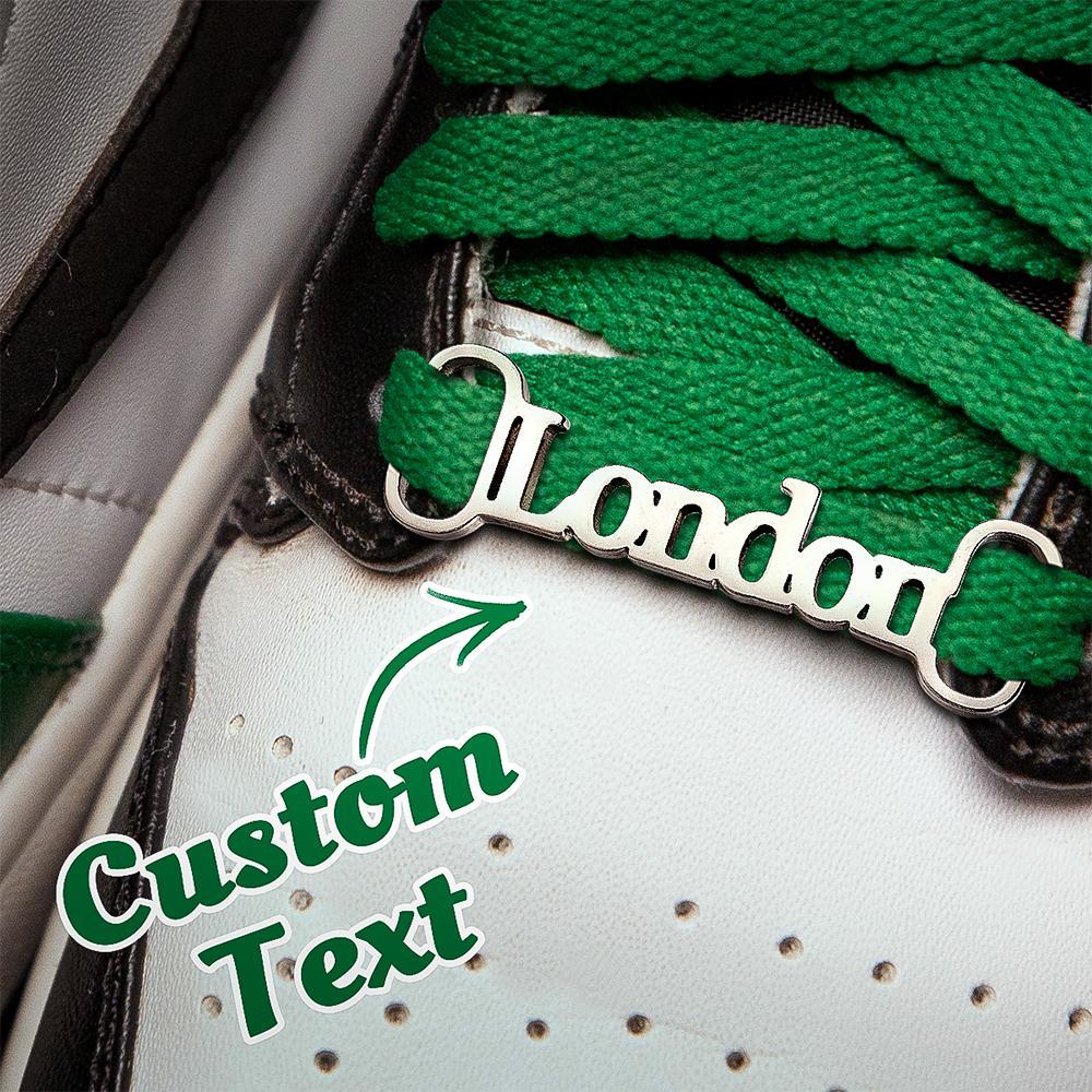 Accessori Per Scarpe Con Ciondolo In Metallo Con Nome Personalizzato