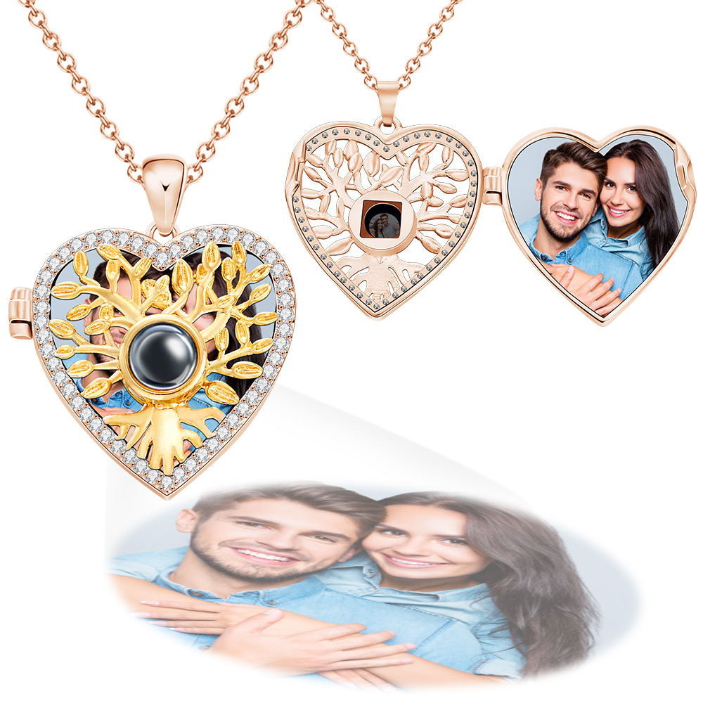 Collana Personalizzata Con Proiezione Di Foto Flip Cover Regali Squisiti
