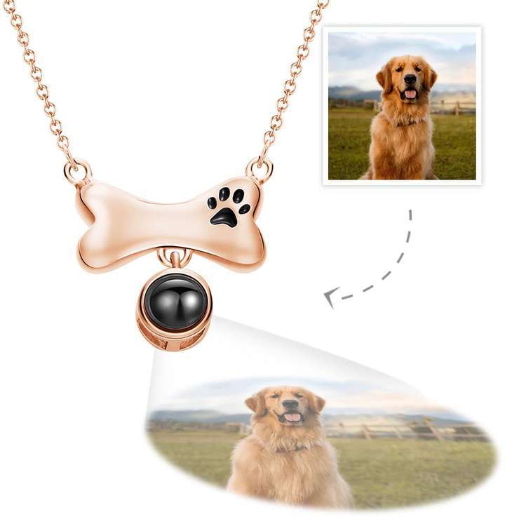 Collana Di Proiezione Di Foto Personalizzate Regali Commemorativi Per Animali Domestici - soufeelit