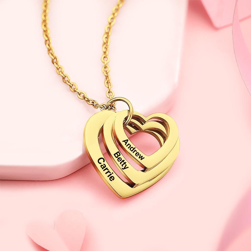 Collana Con Incisione Personalizzata Collana Con Disco Collana A Forma Di Cuore In Oro Rosa Regali Per Lei