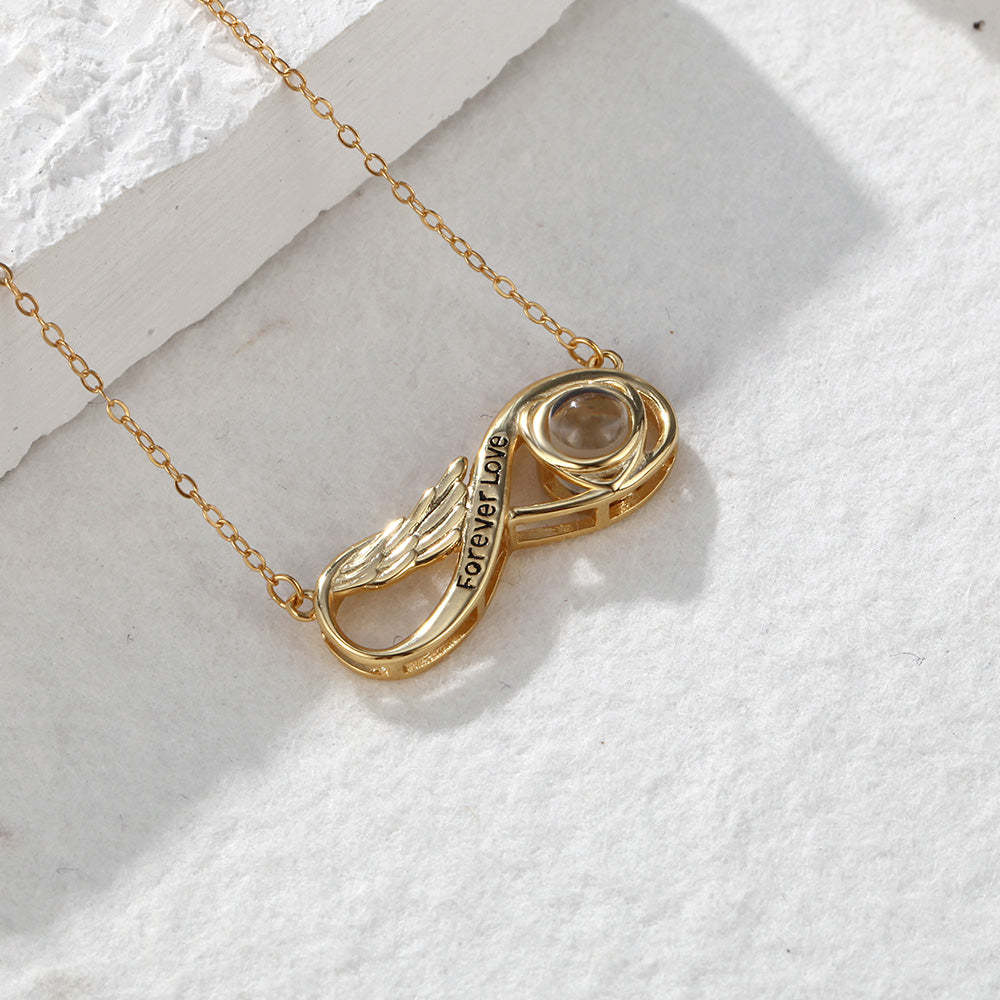 Collana Con Proiezione Personalizzata Collana Con Foto Infinity Per Lei - soufeelit