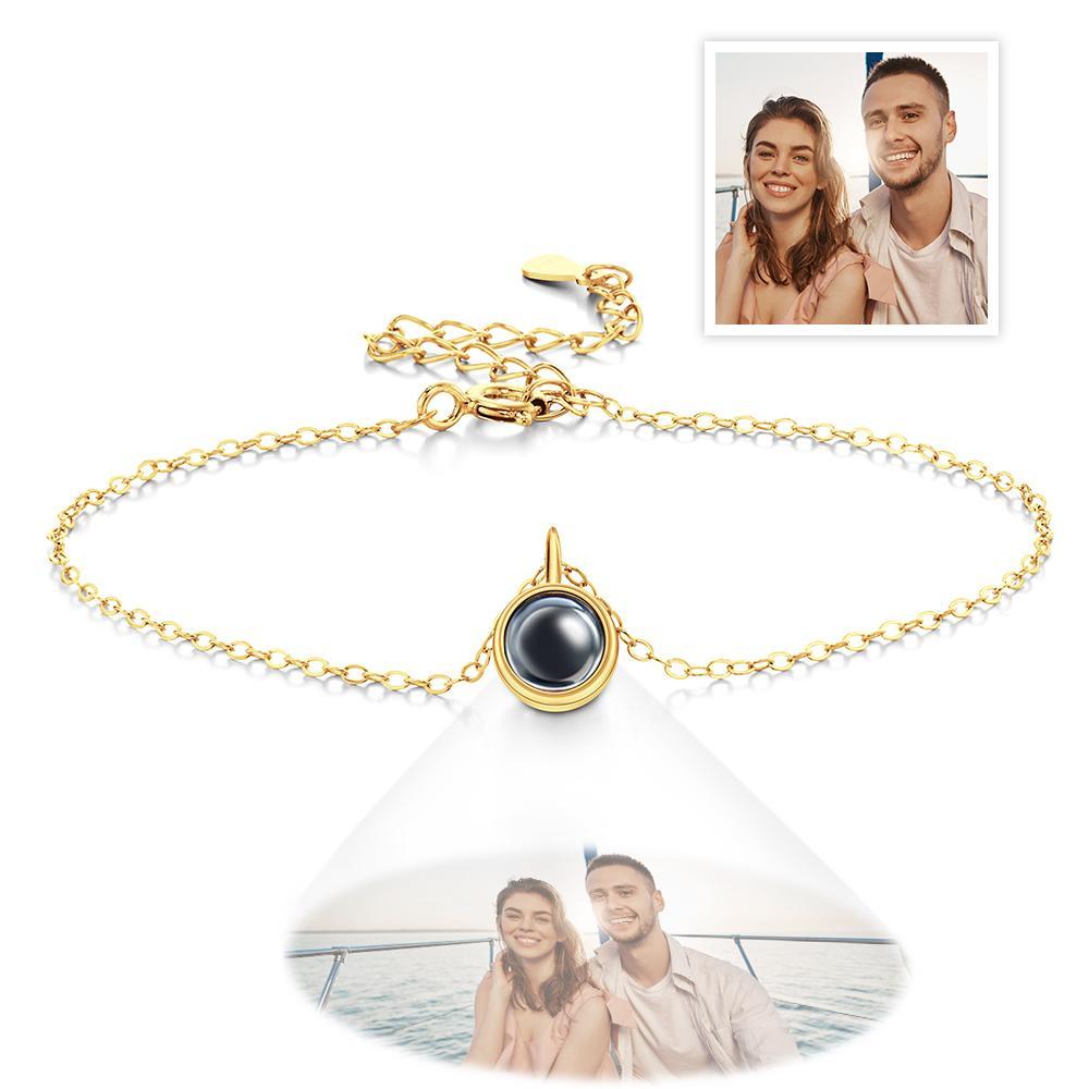 Braccialetto Di Proiezione Di Foto Personalizzato Braccialetto In Argento S925 Personalizzato Regalo Per Le Donne - soufeelit