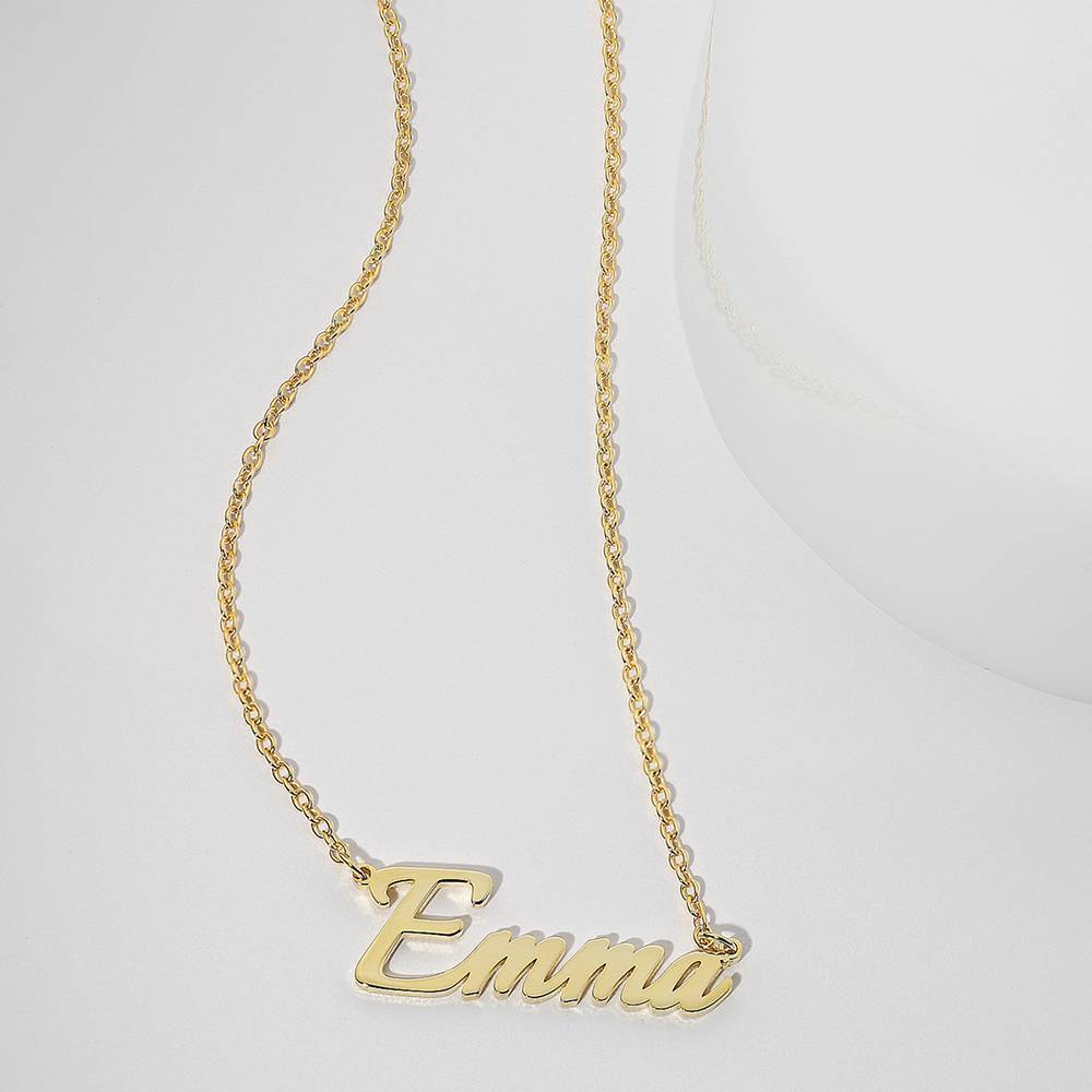 Collane personalizzate con nome - Collana con nome in oro 14K - Collana con targhetta con nome