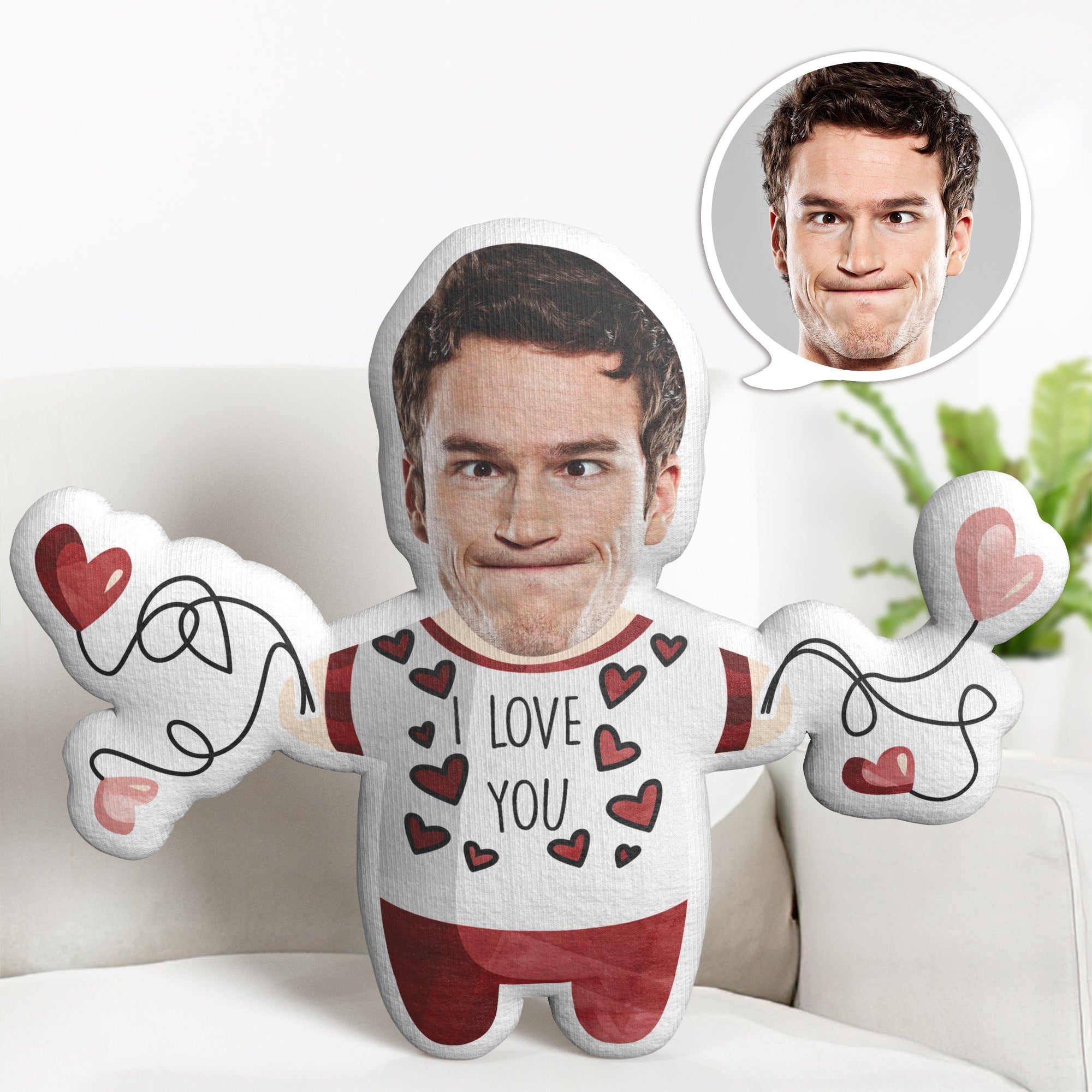 Regali Di San Valentino Cuscino Personalizzato Per Cartoni Animati Regali Personalizzati Per Cuscini Minime Ti Amo - soufeelit