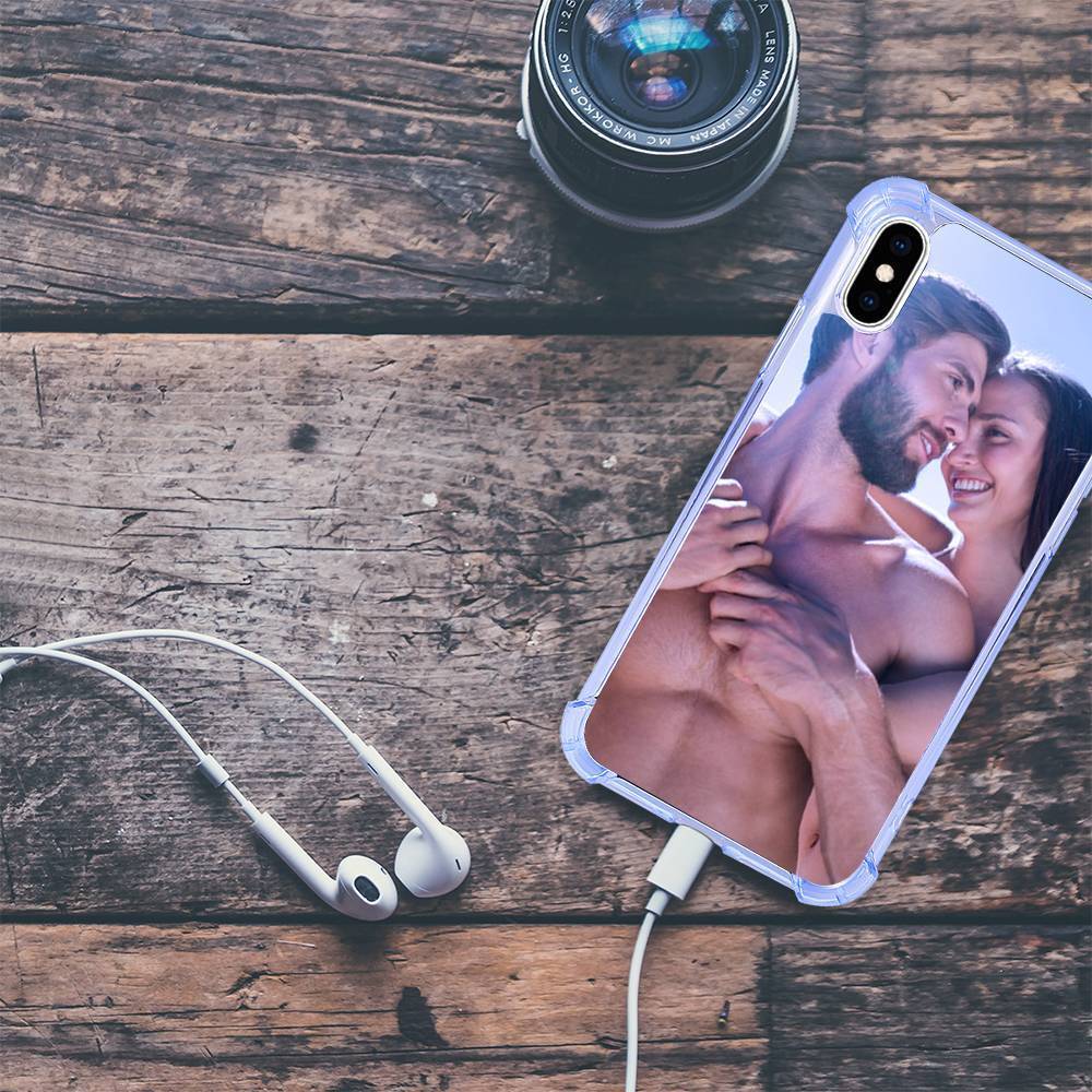 Custodia Fotografica Per Silicone Morbido Silicone Anticaduta Conchiglia Blu Cielo - Iphone 7p / 8p