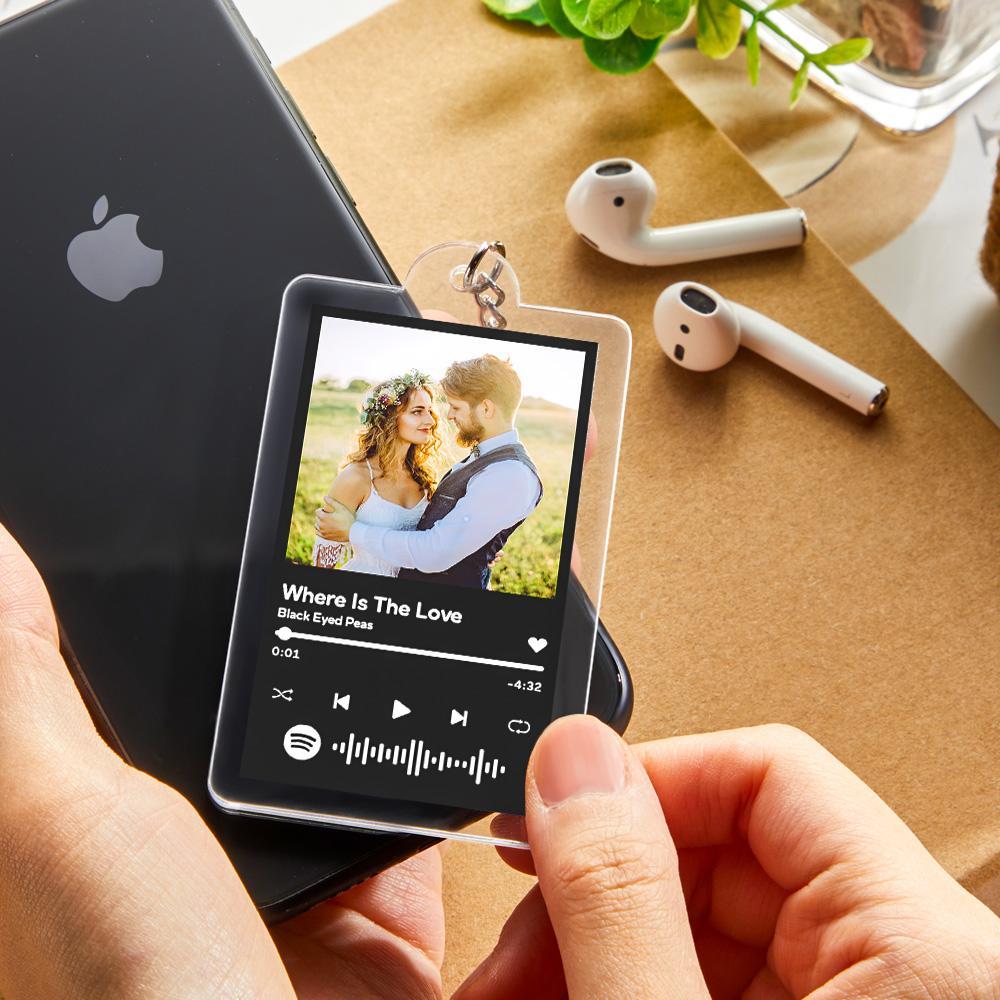Portachiavi Musicale Personalizzato Nfc Regali Creativi Per Coppie - soufeelit