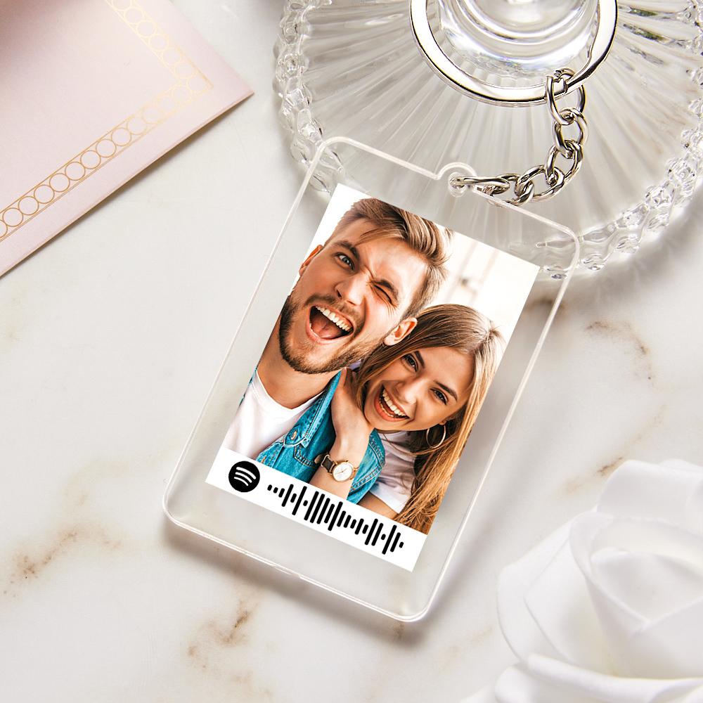 Portachiavi Personalizzato Portachiavi Con Codice Spotify Scansionabile Personalizzato Regalo Della Canzone Commemorativa - soufeelit