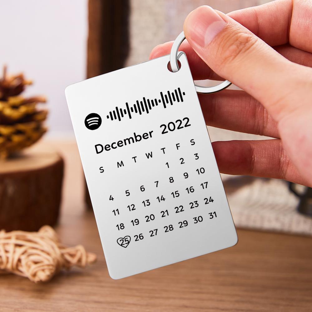 Foto Personalizzata Scansionabile Codice Spotify Musica E Regali Del Calendario - soufeelit