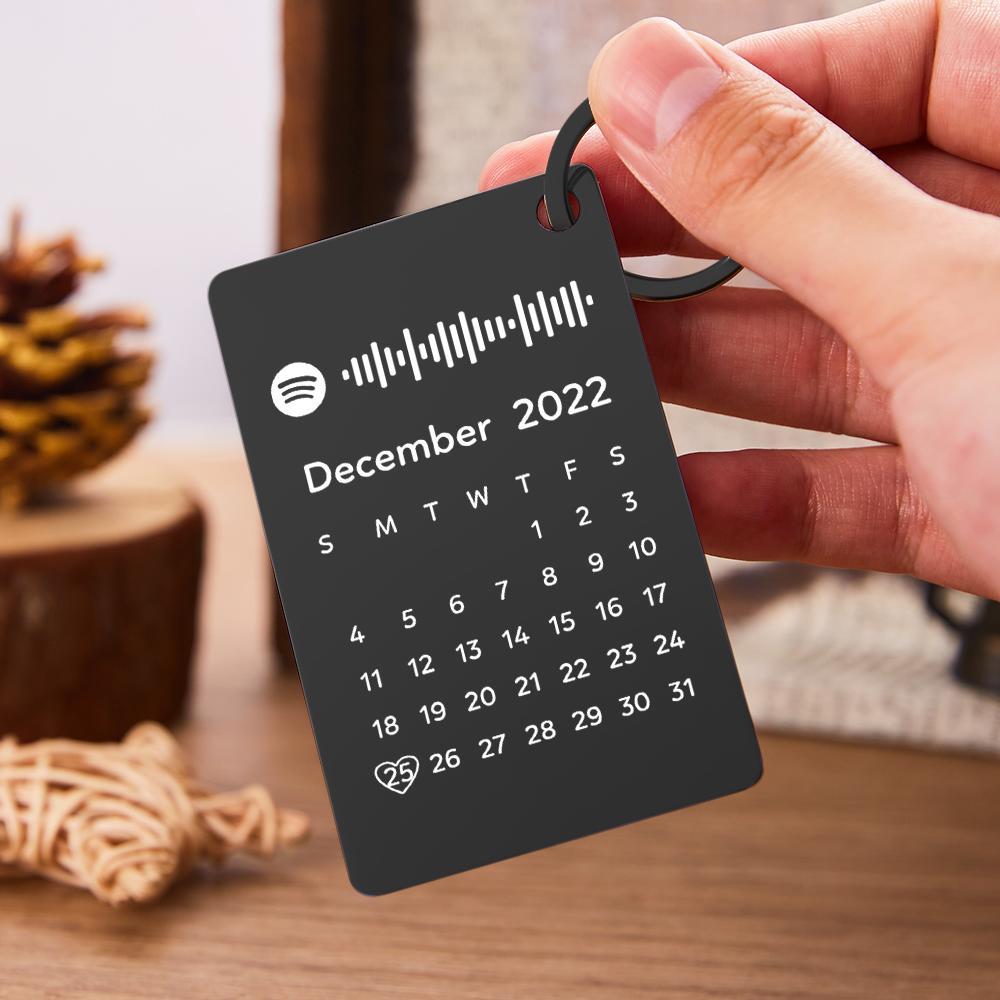 Foto Personalizzata Scansionabile Codice Spotify Musica E Regali Del Calendario - soufeelit