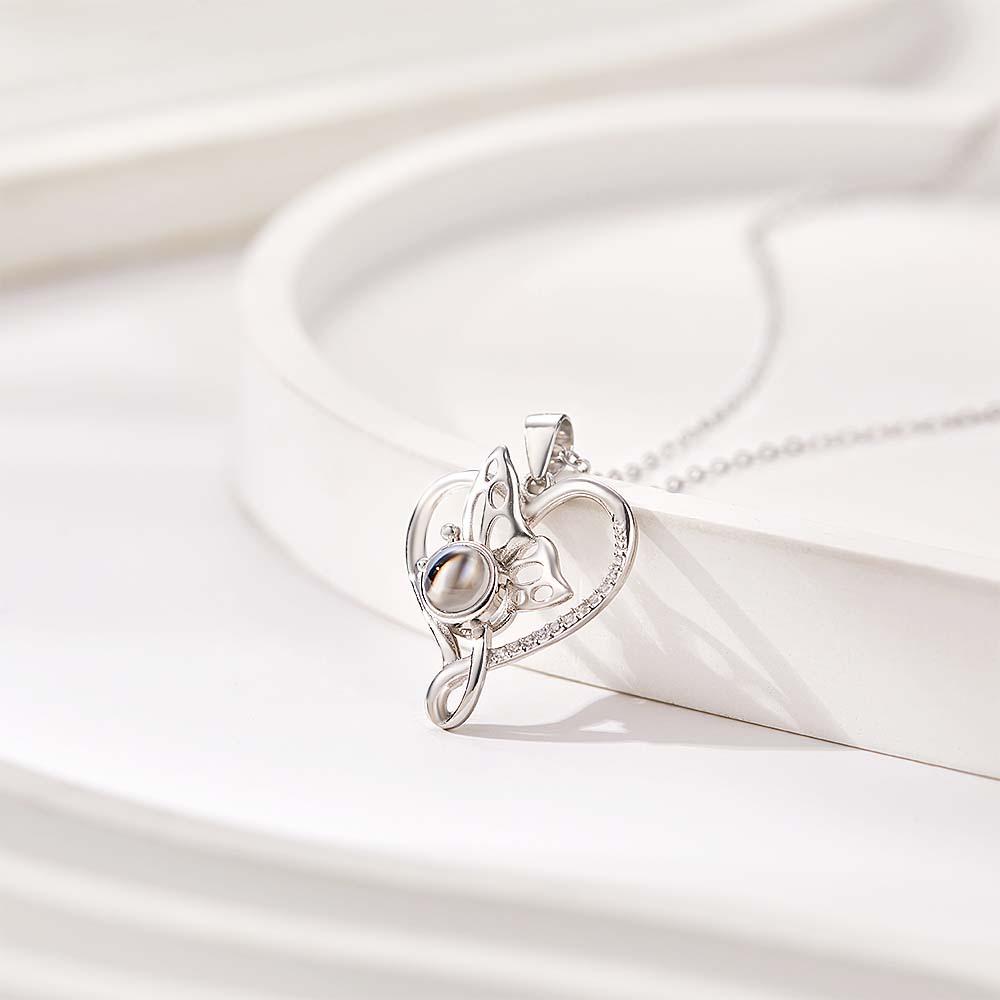 Collana Personalizzata Con Proiezione Di Foto Farfalla Creativa Regali Unici - soufeelit