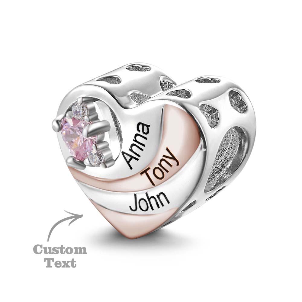Ciondolo Personalizzato Con Incisione Squisito Amore Diamante Regali Unici - soufeelit