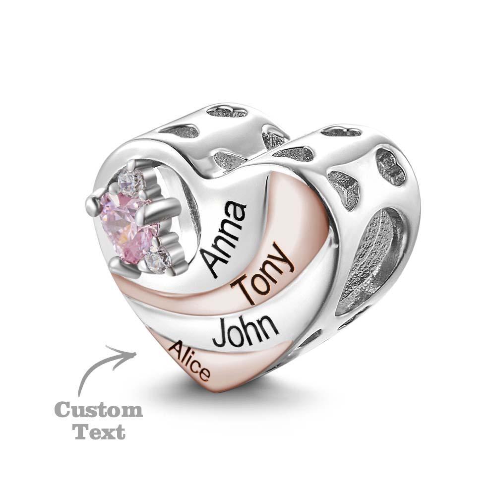 Ciondolo Personalizzato Con Incisione Squisito Amore Diamante Regali Unici - soufeelit