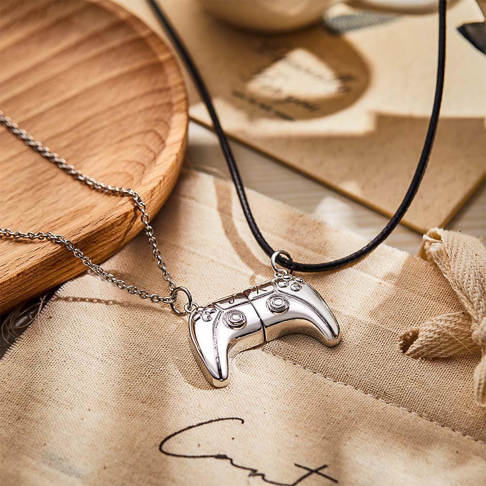 Collana Con Incisione Personalizzata Gamepad Creativo Per Coppia Di Giochi - soufeelit