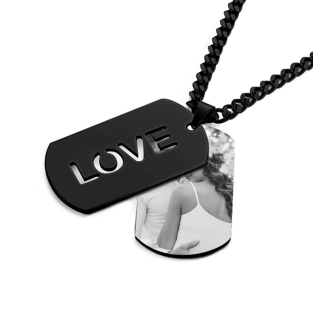 Doppia Targhetta Per Cani Con Messaggio Personalizzato In Acciaio, Pendenti Da Uomo, Uomo, Donna, Fidanzato, Sposa, Testimone Dello Sposo - soufeelit