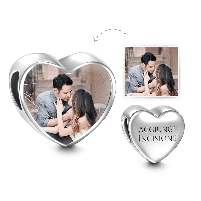 Bordatura a forma di cuore può essere scritta in bronzo dorato bianco