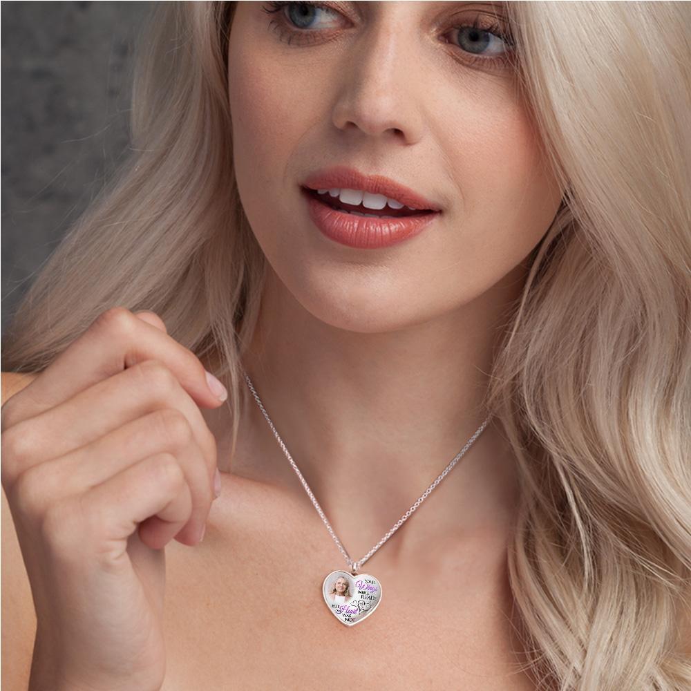 Collana Con Foto Personalizzata Regali D'amore In Metallo Unici - soufeelit