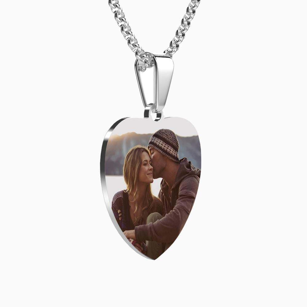 Collana Con Targhetta Con Foto Collane Con Foto In Acciaio Inossidabile Con Incisione