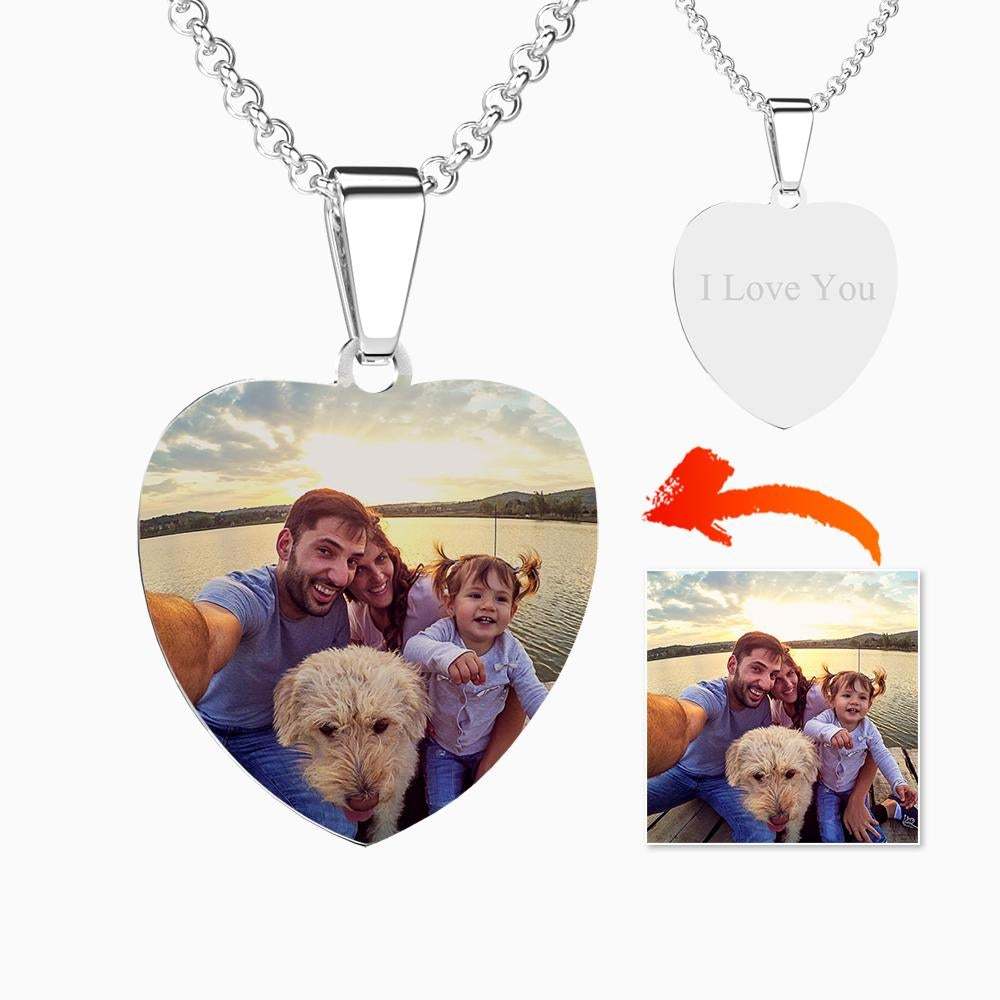 Collana Con Targhetta Con Foto Collane Con Foto In Acciaio Inossidabile Con Incisione