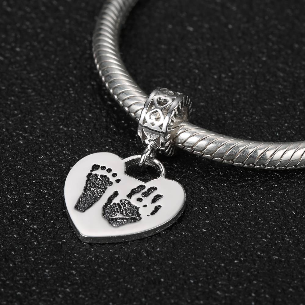Ciondolo Foto Per Bambini, Gioielli Souvenir In Platino Placcato Argento