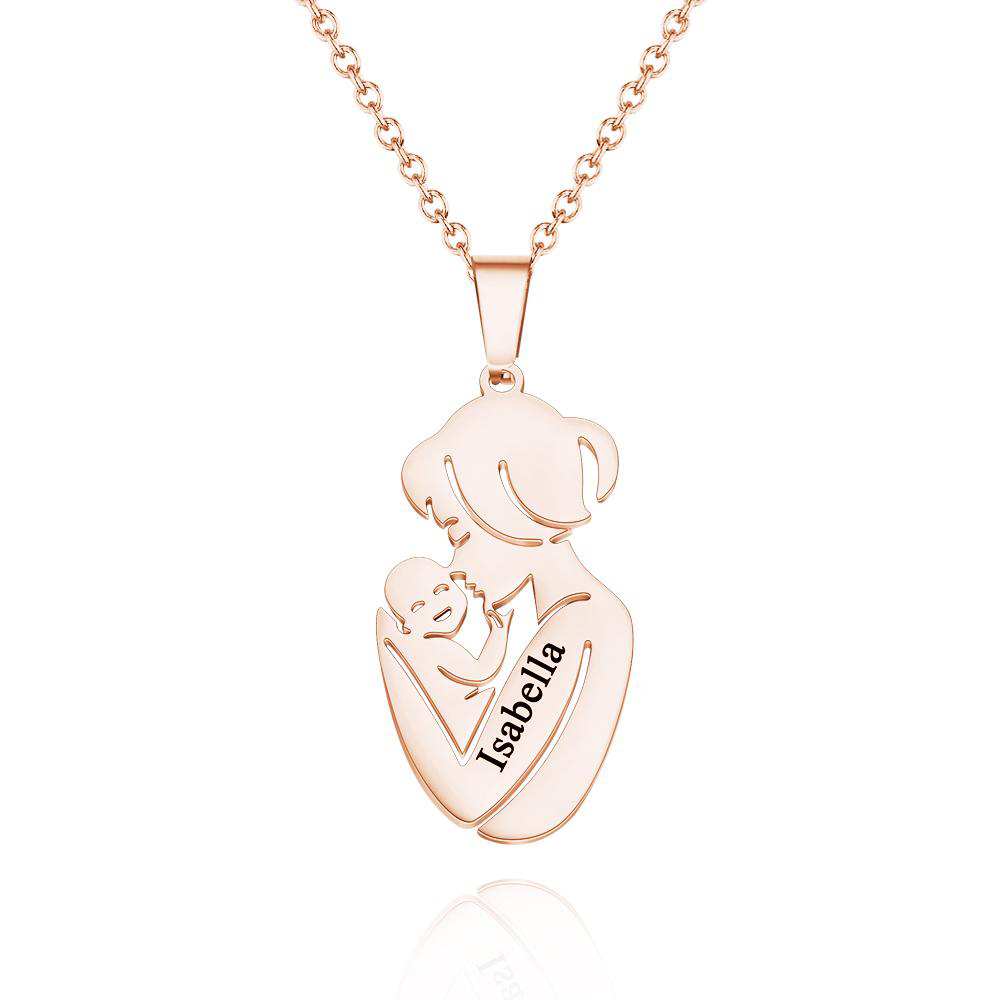 Collana Personalizzata Per Bambini Con Incisione Personalizzata Regali Di Gioielli Per La Famiglia Personalizzati Per La Madre