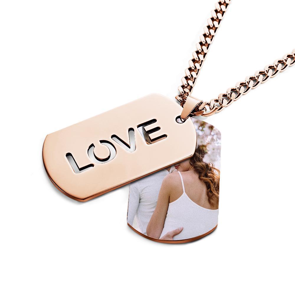 Doppia Targhetta Per Cani Con Messaggio Personalizzato In Acciaio, Pendenti Da Uomo, Uomo, Donna, Fidanzato, Sposa, Testimone Dello Sposo - soufeelit