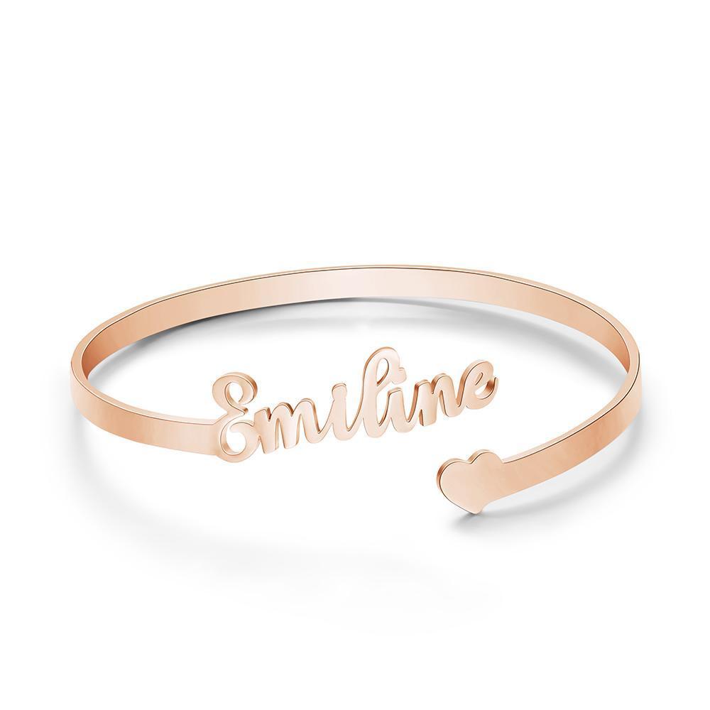 Bracciale inciso personalizzato Bracciale in acciaio inossidabile Regalo unico