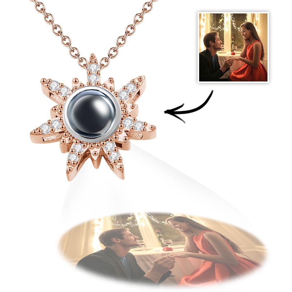 Collana Con Proiezione Di Foto Del Sole Immagine Personalizzata All'interno Del Ciondolo Gioielli Minimalisti Commemorativi Per Animali Domestici Regalo Alla Moda Per Migliore Amico - soufeelit