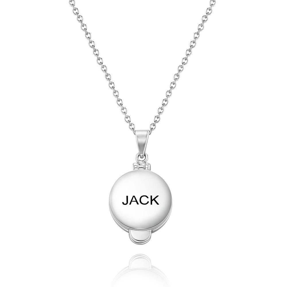 Collana con foto incisa personalizzata Collana con girasole e margherita Regalo a doppia faccia per la fidanzata