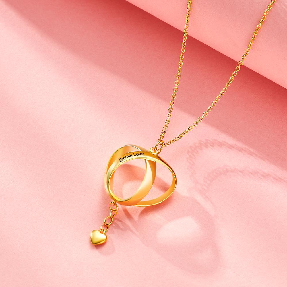 Regali A Forma Di Cuore Con Ciondolo A Forma Di Croce Personalizzata Con Incisione Personalizzata